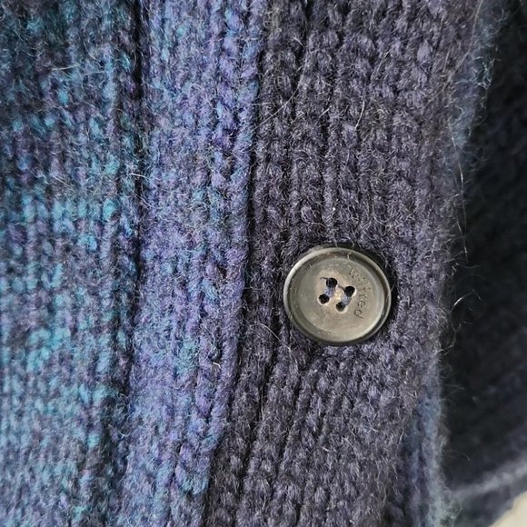*SOLD* ARITZIA | Wilfred alpaca wool sweater cardigan button down navy sz S - Picture 4 of 5